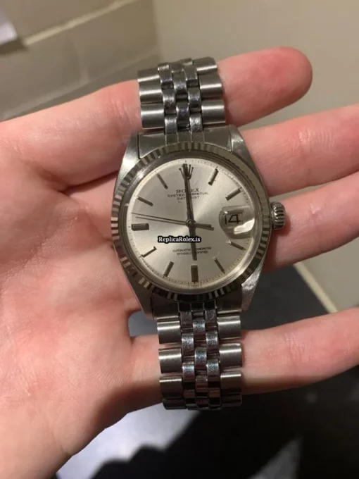 Inexpensive Replica Rolex Datejust 1601 Caliber 1570 Automatic Movement 36mm Steel Case Mens/unisex Watch - Image 6