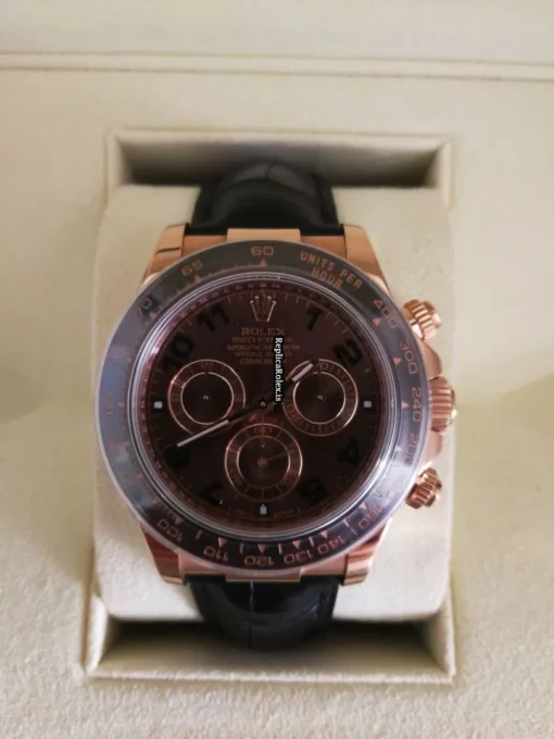Beautiful Replica Rolex Daytona 116515ln Caliber 4130 Automatic Movement 40mm Rose Gold Case Mens/unisex Watch - Image 3
