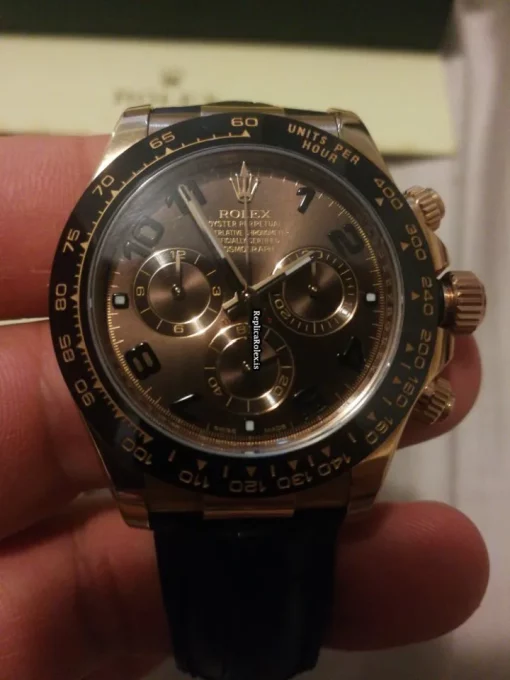 Beautiful Replica Rolex Daytona 116515ln Caliber 4130 Automatic Movement 40mm Rose Gold Case Mens/unisex Watch - Image 7
