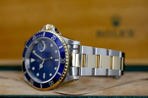 Fantastic Fake Rolex Submariner Date 16613 Caliber 3135 Automatic Movement 40mm Gold/steel Case Mens/unisex Watch - Image 14
