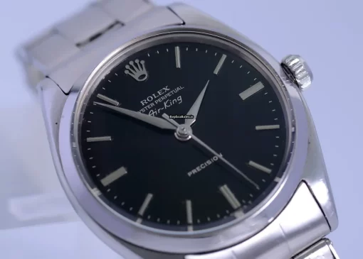 Great Fake Rolex Air King Precision 5500 Caliber 1520 Automatic Movement 34mm Steel Case Mens/unisex Watch - Image 2