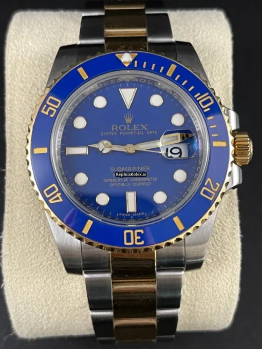 Pleasing Fake Rolex Submariner Date 116613lb Caliber 3135 Automatic Movement 40mm Gold/steel Case Mens/unisex Watch