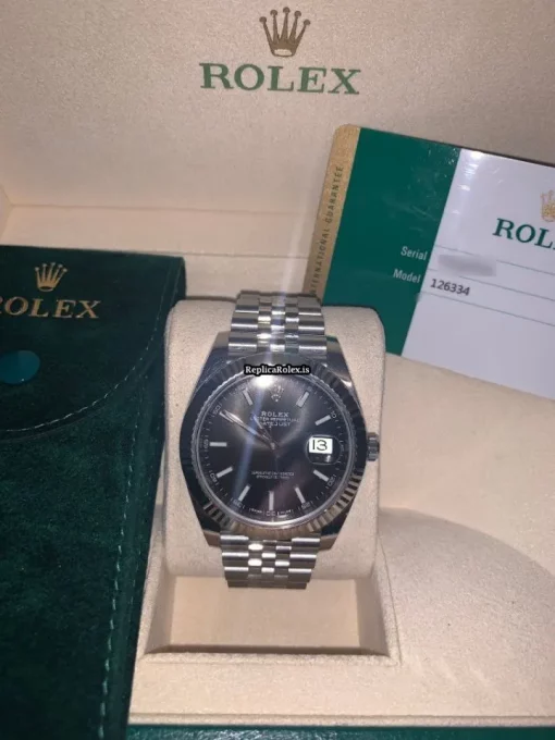 Remarkable Replica Rolex Datejust 126334 Caliber 3235 Automatic Movement 41mm Steel Case Mens/unisex Watch - Image 5