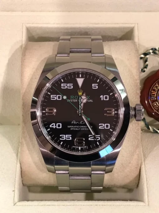 Mind-boggling Fake Rolex Air King 116900 Caliber 3131 Automatic Movement 40mm Steel Case Mens/unisex Watch - Image 6