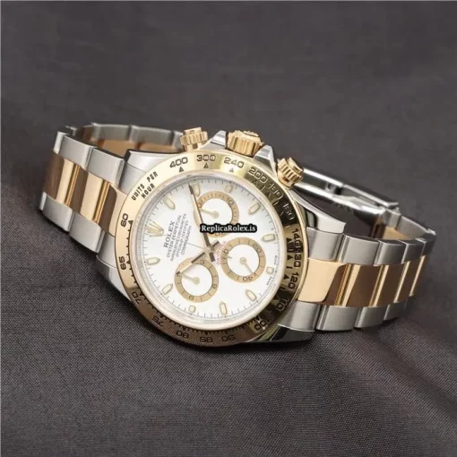 Popular Replica Rolex Daytona 116503 Caliber 4130 Automatic Movement 40mm Gold/steel Case Watch - Image 2