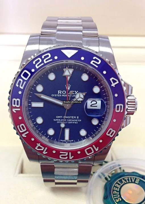 Fabulous Replica Rolex Gmt-master II 116719blro Caliber 3186 Automatic Movement 40mm White Gold Case Mens/unisex Watch