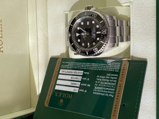 Top Fake Rolex Sea-dweller Deepsea 116660 Caliber 3135 Automatic Movement 44mm Steel Case Mens/unisex Watch - Image 2