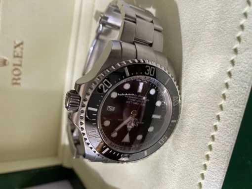 Top Fake Rolex Sea-dweller Deepsea 116660 Caliber 3135 Automatic Movement 44mm Steel Case Mens/unisex Watch - Image 4