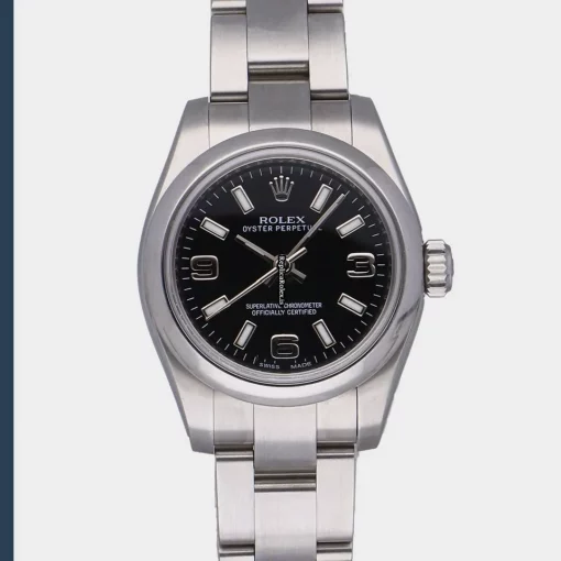Attractive Replica Rolex Oyster Perpetual 26 176200 Caliber 2231 Automatic Movement 26x29mm Steel Case Womens Watch