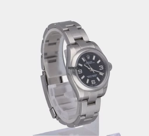 Attractive Replica Rolex Oyster Perpetual 26 176200 Caliber 2231 Automatic Movement 26x29mm Steel Case Womens Watch - Image 13