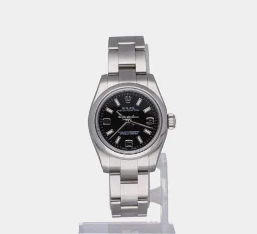 Attractive Replica Rolex Oyster Perpetual 26 176200 Caliber 2231 Automatic Movement 26x29mm Steel Case Womens Watch - Image 2