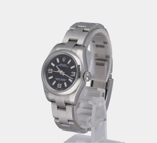 Attractive Replica Rolex Oyster Perpetual 26 176200 Caliber 2231 Automatic Movement 26x29mm Steel Case Womens Watch - Image 3