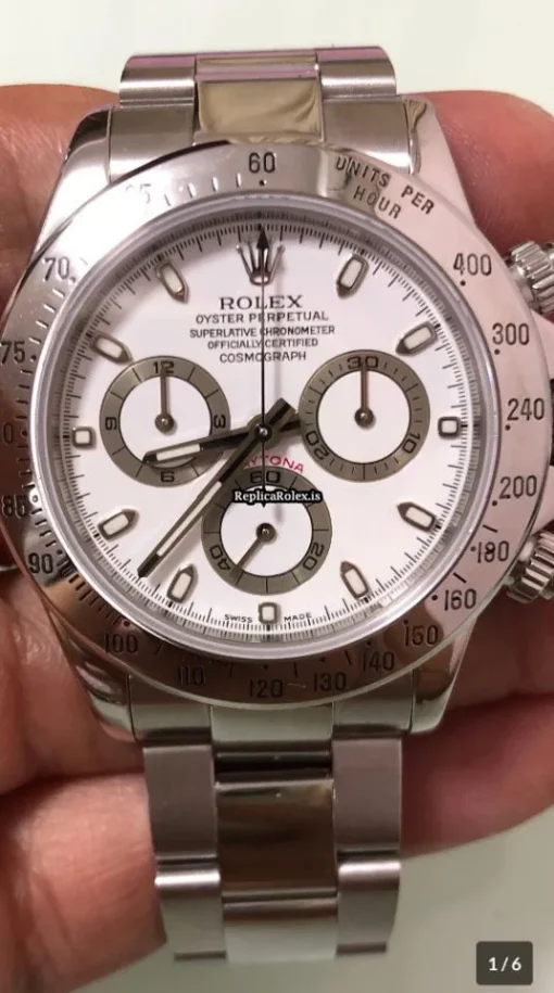 Awesome Copy Rolex Daytona 116520 Caliber 4130 Automatic Movement 40mm Steel Case Mens/unisex Watch - Image 2