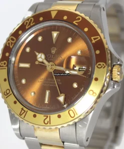 1:1 Fake Rolex Gmt-master 1675 Caliber 1570 Automatic Movement 40mm Gold/steel Case Mens/unisex Watch