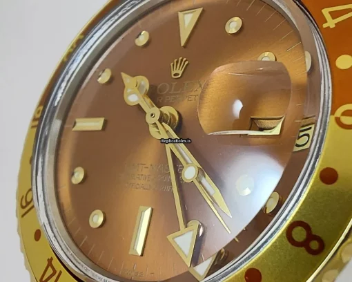 1:1 Fake Rolex Gmt-master 1675 Caliber 1570 Automatic Movement 40mm Gold/steel Case Mens/unisex Watch - Image 3