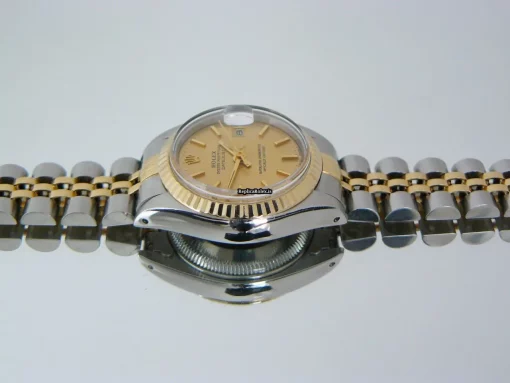 Perfect Fake Rolex Lady-datejust 6917 Caliber 2030 Automatic Movement 26mm Gold/steel Case Womens Watch - Image 3
