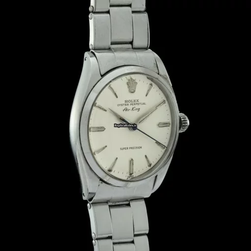 Marvellous Fake Rolex Air King Precision 5500 Caliber 1520 Automatic Movement 34mm Steel Case Mens/unisex Watch - Image 5