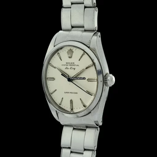 Marvellous Fake Rolex Air King Precision 5500 Caliber 1520 Automatic Movement 34mm Steel Case Mens/unisex Watch - Image 6