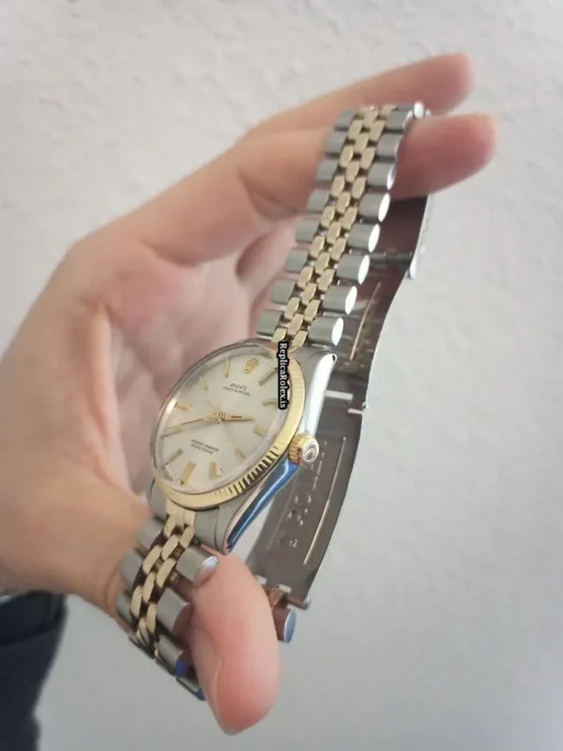 Aaa Replicas Rolex Oyster Perpetual 34 1005 Caliber 1570 Automatic Movement 34mm Gold/steel Case Mens/unisex Watch - Image 4