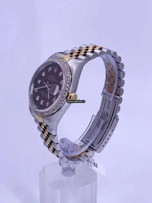 Lovely Replica Rolex Datejust 16233 Caliber 3135 Automatic Movement 36mm Gold/steel Case Mens/unisex Watch - Image 3