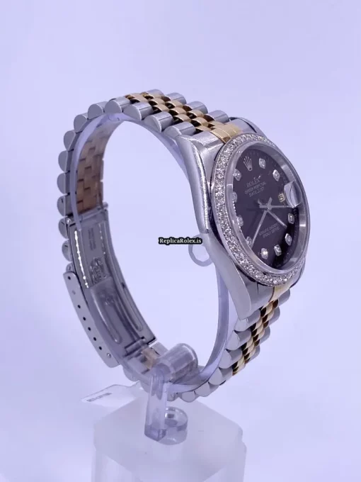 Lovely Replica Rolex Datejust 16233 Caliber 3135 Automatic Movement 36mm Gold/steel Case Mens/unisex Watch - Image 4