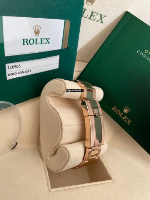 Durable Replica Rolex Daytona 116505 Caliber 4130 Automatic Movement 40mm Rose Gold Case Mens/unisex Watch - Image 5
