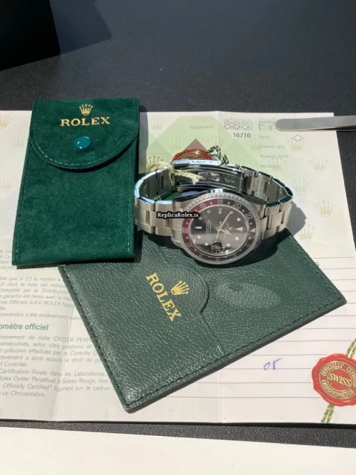 1:1 Replica Rolex Gmt-master II 16710 Caliber 3185 Automatic Movement 40mm Steel Case Mens/unisex Watch - Image 10
