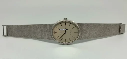 Luxury Replica Rolex Cellini 4094 Caliber 1600 Manual Winding Movement 33.6x29.5mm White Gold Case Mens/unisex Watch - Image 8