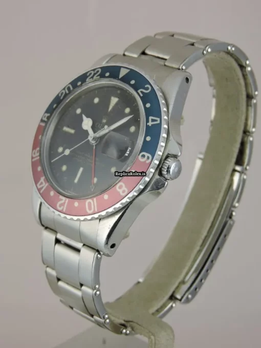 Fantastic Imitation Rolex Gmt-master 1675 Caliber 1560 Automatic Movement 40mm Steel Case Mens/unisex Watch - Image 3