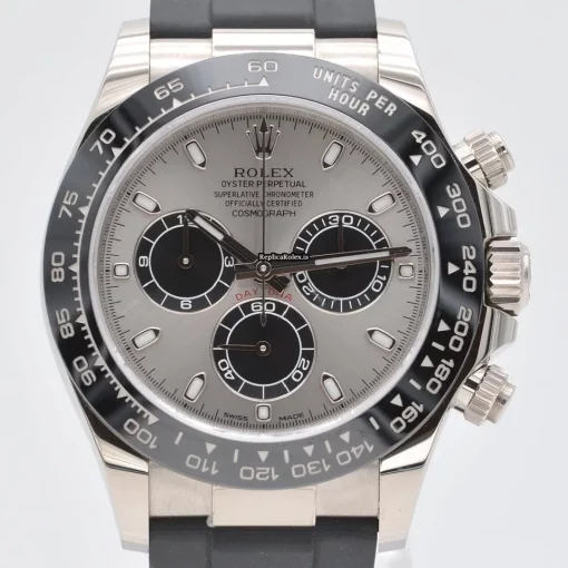 Nice Replica Rolex Daytona 116519ln Caliber 4130 Automatic Movement 40mm White Gold Case Mens/unisex Watch