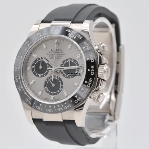 Nice Replica Rolex Daytona 116519ln Caliber 4130 Automatic Movement 40mm White Gold Case Mens/unisex Watch - Image 2